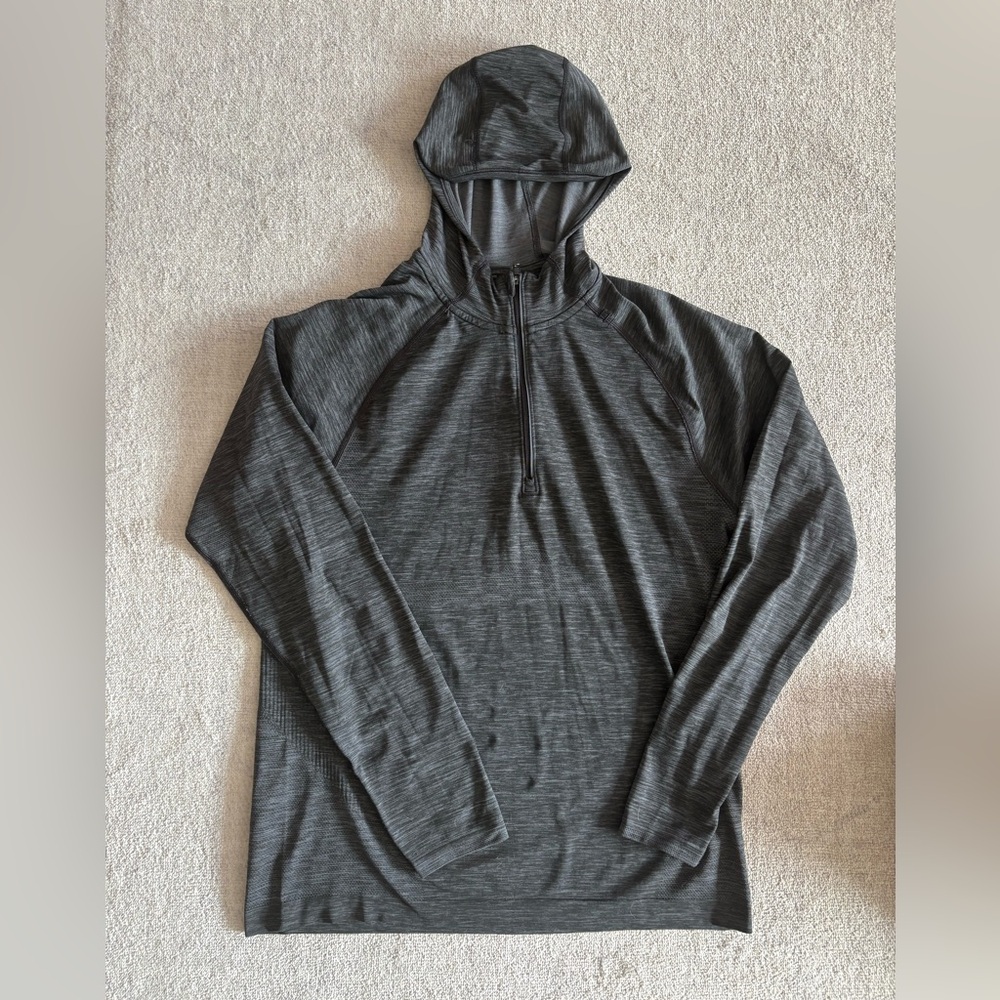 Lululemon Gray Hooded Pullover
